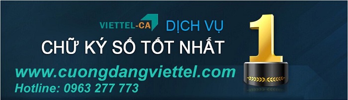 Bảng giá gia hạn chữ ký số - Viettel Phú Nhuận