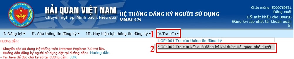 tra cứu thông tin tài khoản vnaccs - Viettel Phú Nhuận